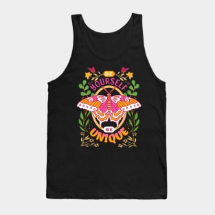 Butterfly Be Yourself Be Unique Tank Top